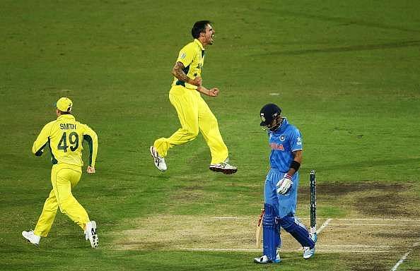 Johnson got Kohli’s wicket off a bouncer to push India on the back foot.
