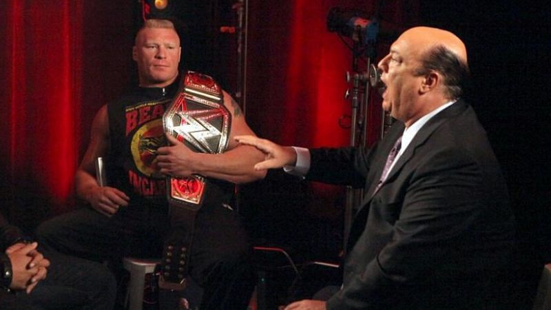 Brock Lesnar and Paul Heyman