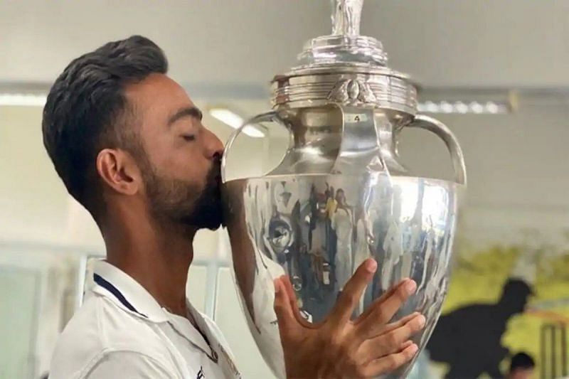 Jaydev Unadkat successfully captained Saurashtra to their maiden Ranji Trophy title Unadkat was the second-highest wicket-taker in IPL 2017, with 24 wickets to his name
