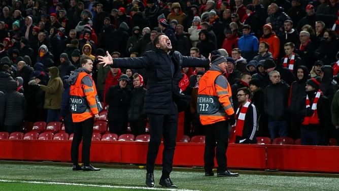 Atletico Madrid's ties against English clubs in European knockout matches under Diego Simeone