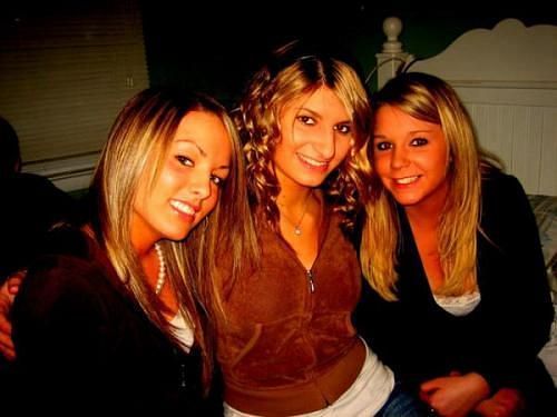 Mandy Rose with her friends before she became a WWE Superstar.