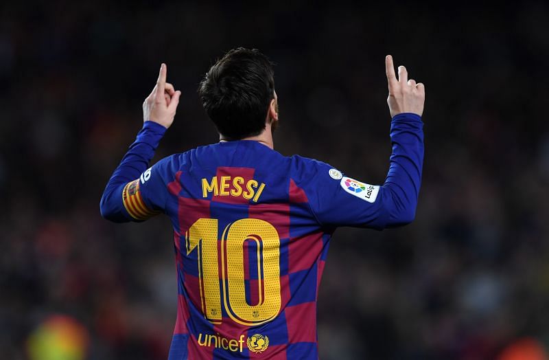 Messi leads both the goalscoring and assist charts