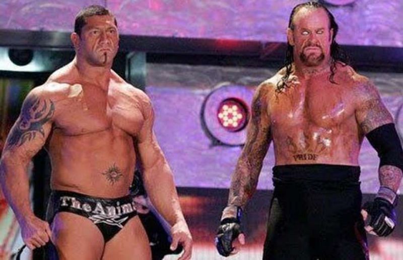 Batista and The Undertaker