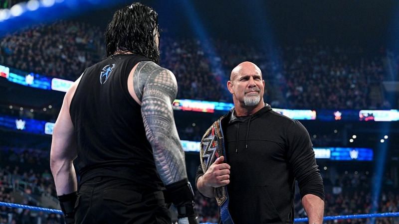 Goldberg vs. Roman Reigns is planned for WrestleMania 36