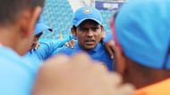 Garg talks to fellow India U-19 Cricketers