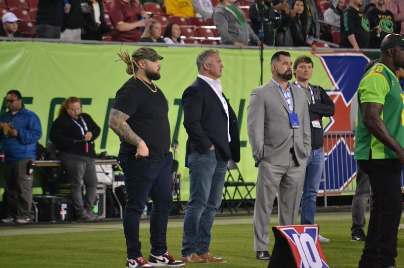 Bray Wyatt and Shane O&#039;Mac spotted at an XFL game this weekend