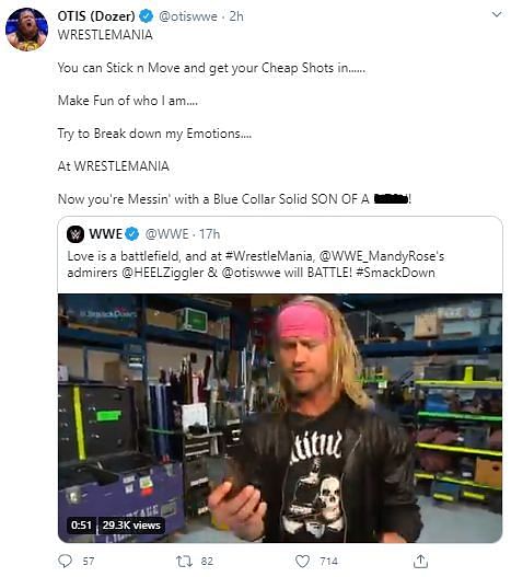Otis is determined to destroy Ziggler once and for all