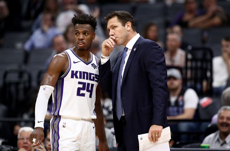 Hield won the three-point contest during the All-Star weekend