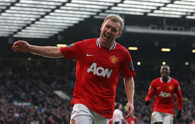 Paul Scholes, Steven Gerrard, and the youngest English midfielders to have scored 50 Premier League goals