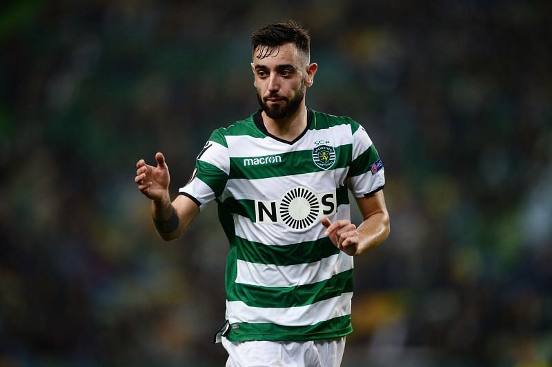 Bruno Fernandes during his time at Sporting Lisbon