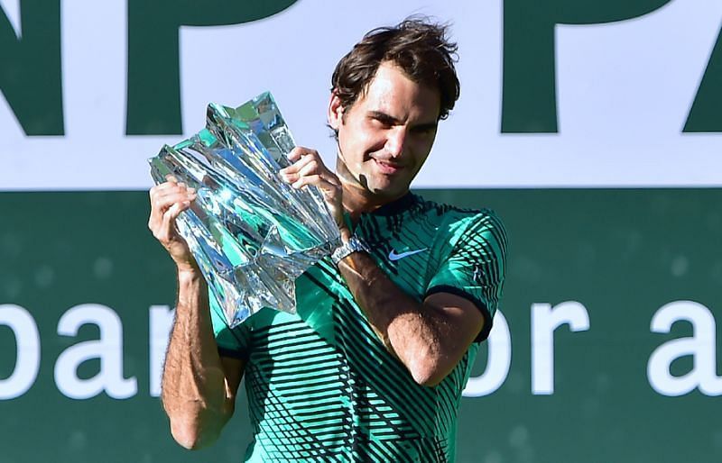 Roger Federer lifts his 5th Indian Wells title in 2017
