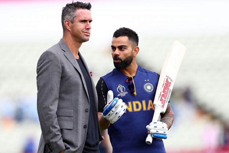 Kevin Pietersen (L ) was the skipper of the England team which toured India in 2008.