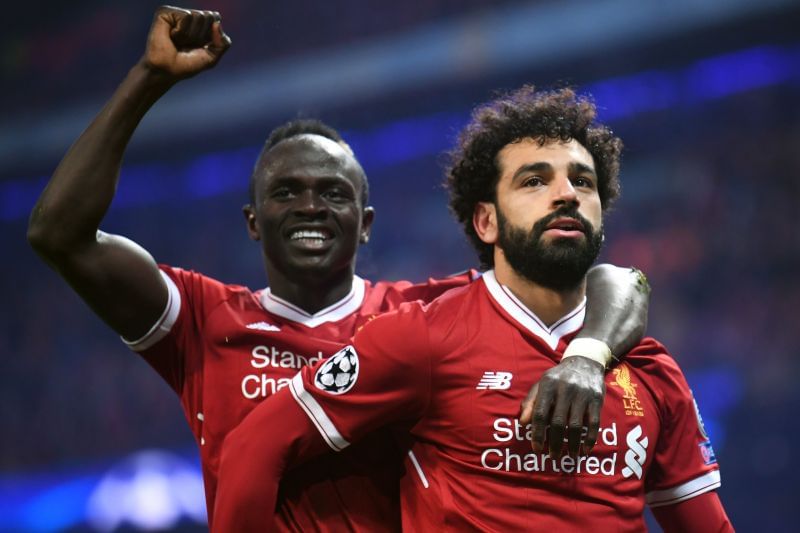 Sadio Mane and Mohamed Salah