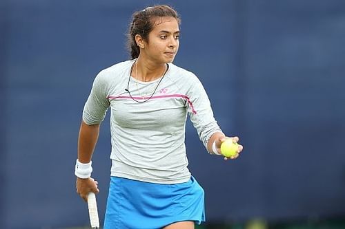 Ankita Raina put up a valiant fight against Wang Qiang