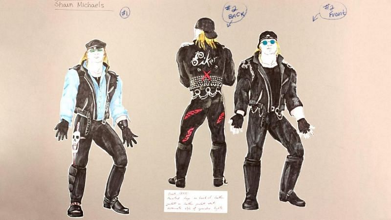 The original concept design for Shawn Michaels&#039; character