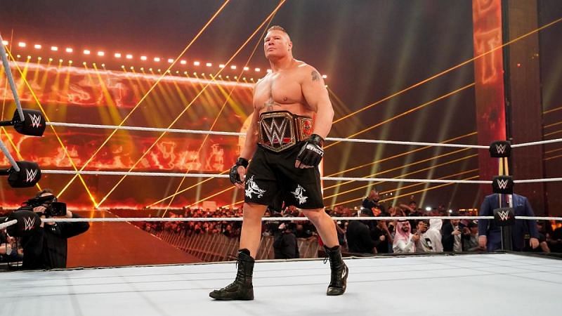 Brock Lesnar at WWE Super ShowDown 2020
