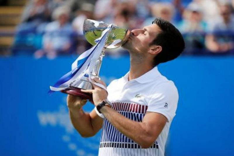Djokovic lifts the 2017 Eastbourne title