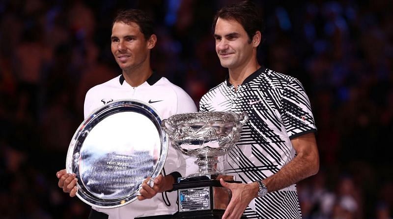 Federer won his first Grand Slam title in nearly five years at Melbourne in 2017