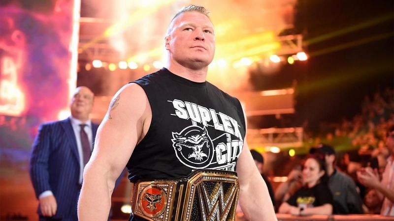 Brock Lesnar is the current WWE Champion