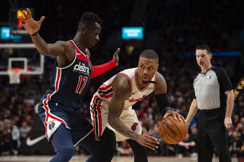 The Wizards were unable to contain the Trail Blazers