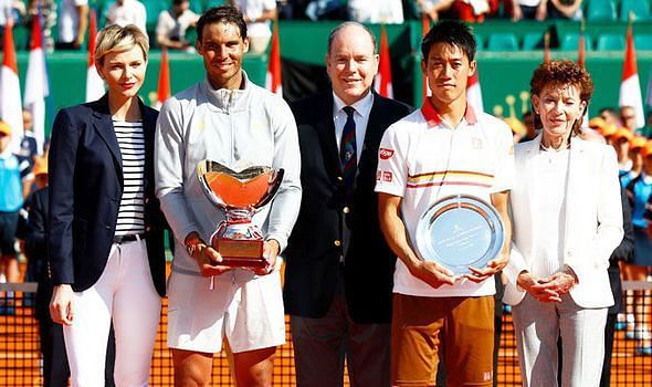 Kei Nishikori fell short in his 4th Masters 1000 final against Nadal at 2018 Monte Carlo.