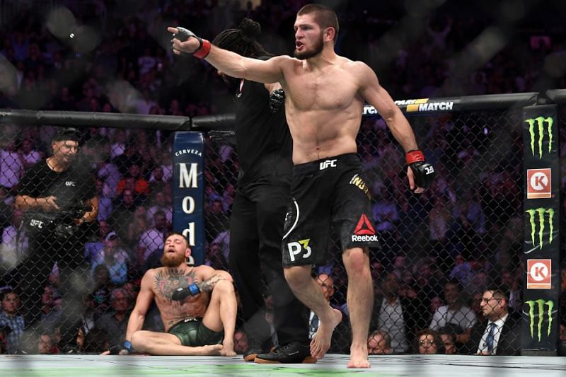 Khabib Nurmagomedov defeats Conor McGregor at UFC 228