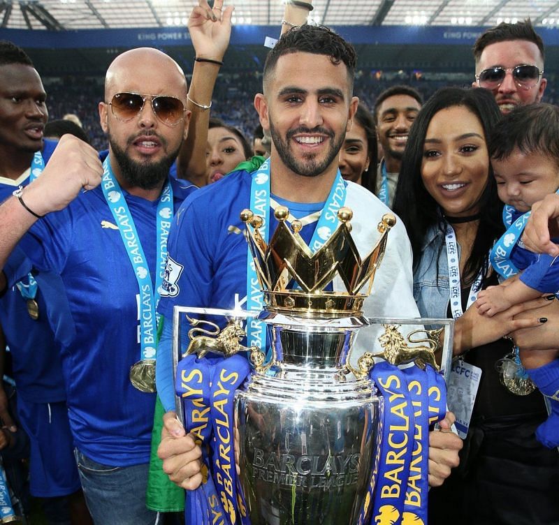 Riyad Mahrez inspired Leicester City to win the Premier League title