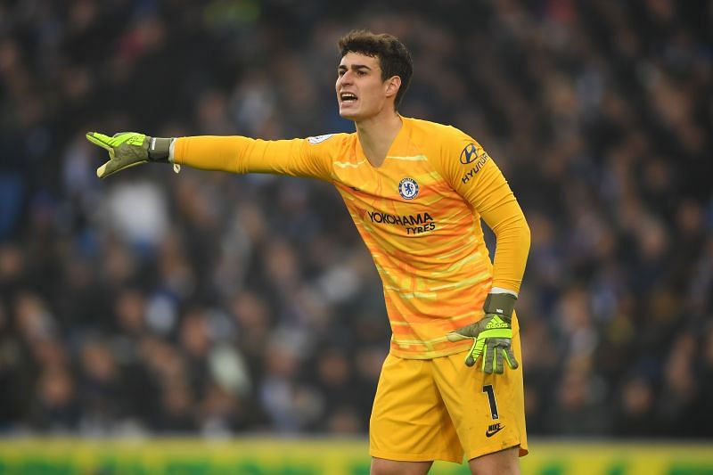 Kepa in action against Brighton and Hove Albion
