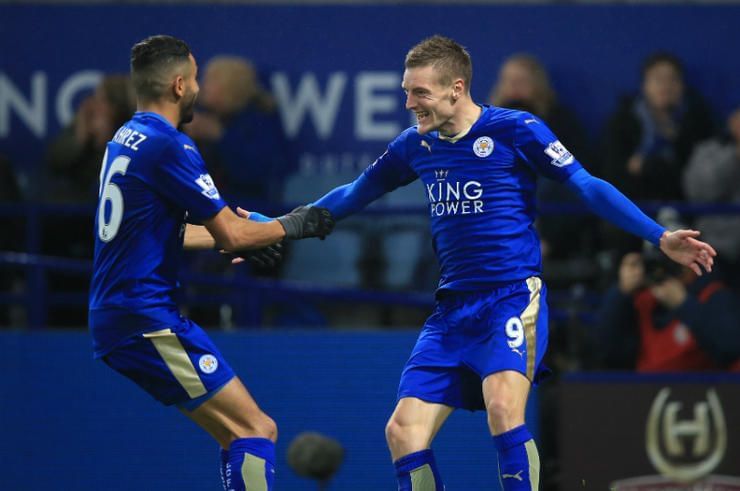 Jamie Vardy and Riyad Mahrez formed a fascinating attacking duo