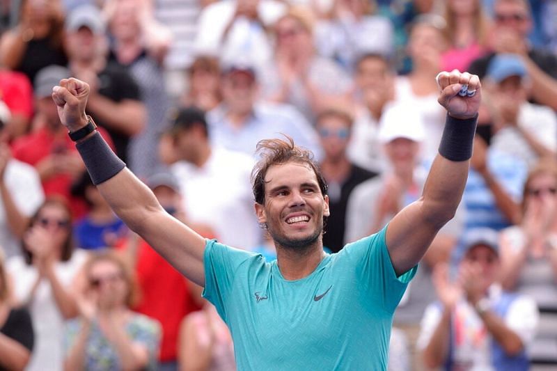 Nadal at the 2019 Coupe Rogers.