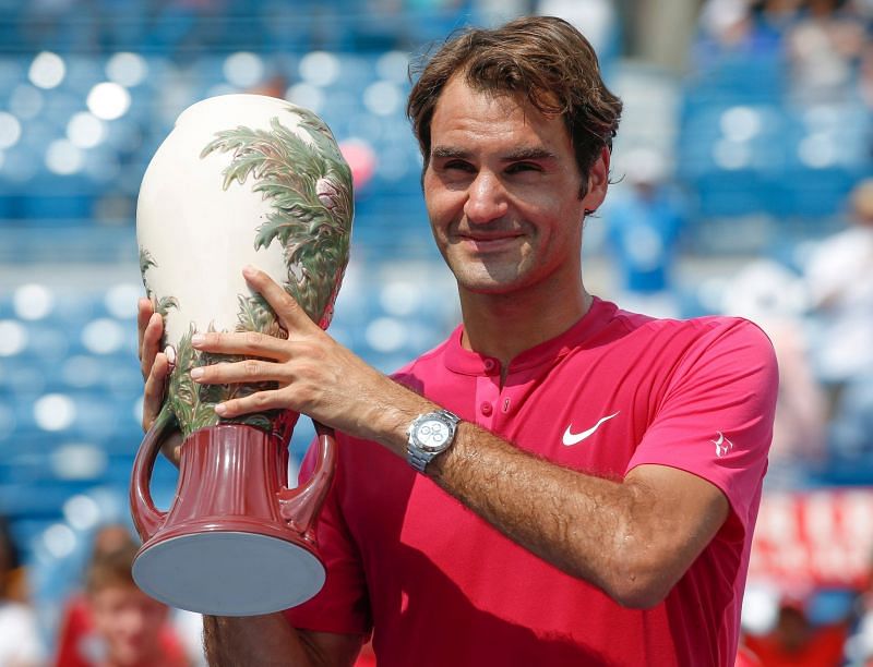 Federer with the Cincinati title