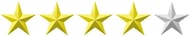 4 out of 5 stars!