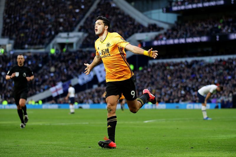 Star striker Raul Jimenez is in fine form