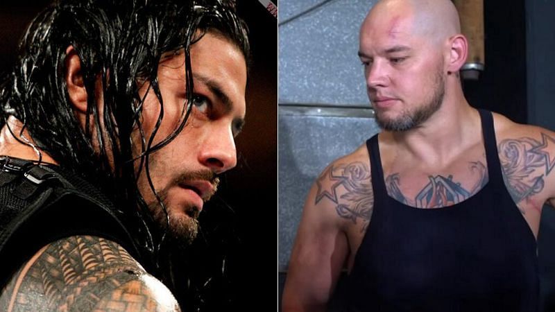 Roman Reigns and Baron Corbin