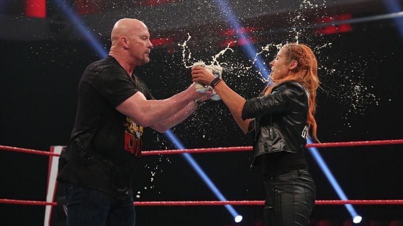 Stone Cold Steve Austin and Becky Lynch