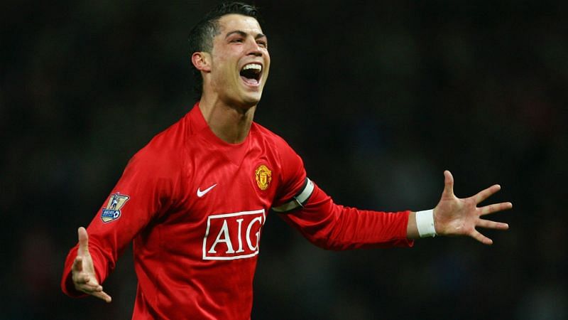 Cristiano Ronaldo scored 84 Premier League goals for Manchester United, winning the league thrice