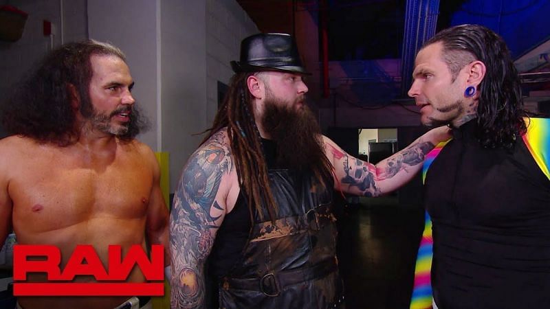 Matt Hardy, Bray Wyatt, and Jeff Hardy