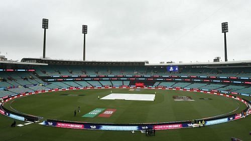 The semi-final clash between India and England was called off due to rain.