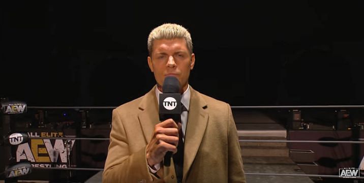 Cody welcomed a living legend in the business (Image courtesy: AEW)