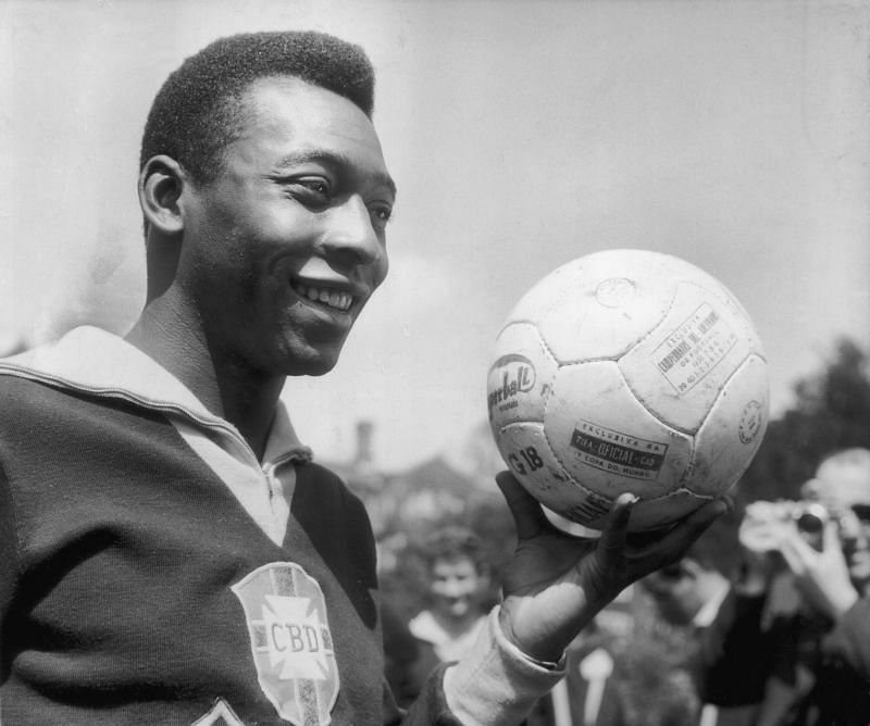Pele during his playing days