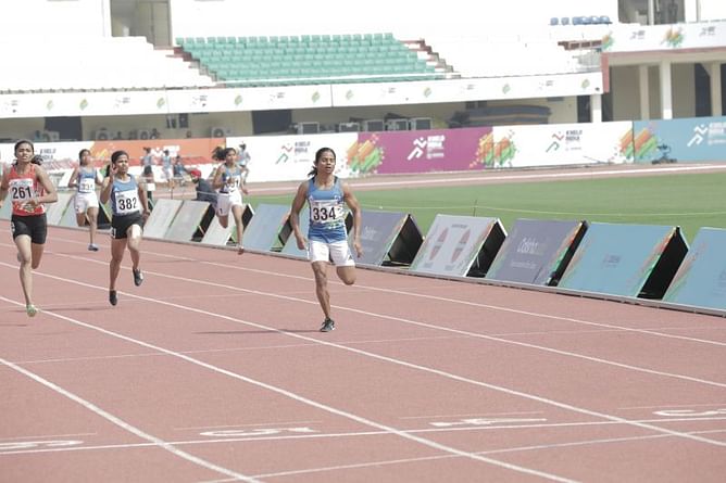 Dutee Chand wins 200m gold, lauds conduct of Khelo India University Games