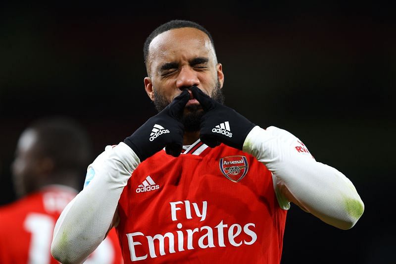 Lacazette has scored all of his top-flight goals at the Emirates this season.