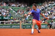 Roger Federer at the French Open