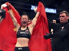 Zhang Weili, Israel Adesanya keep title belts at UFC 248