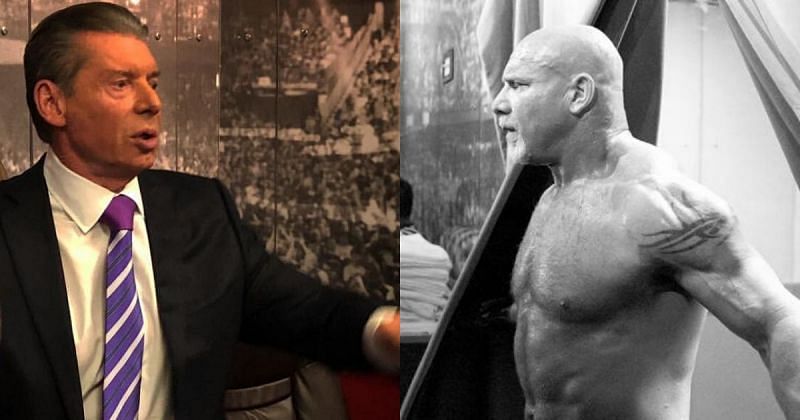 Vince McMahon and Goldberg.
