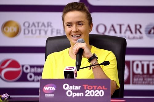 Elina Svitolina is the top seed at WTA Monterrey (file photo)