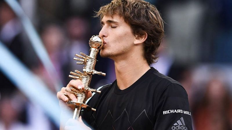 Alexander Zverev lifts his 3rd Masters 1000 title at 2018 Madrid.