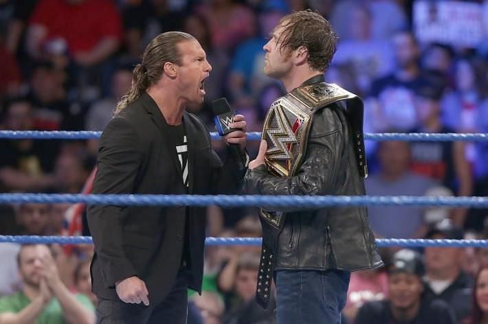 Dolph Ziggler during his WWE Championship feud with Jon Moxley (Dean Ambrose)