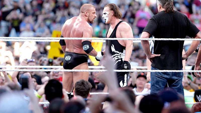 Sting made his in-ring debut against Triple H at WrestleMania 31