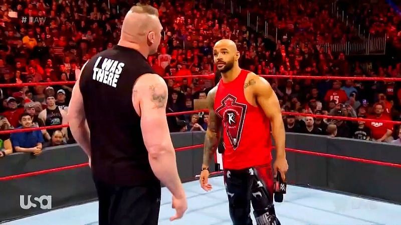 Brock Lesnar and Ricochet